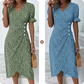 🌷49% OFF🍃Women's floral v-neck printed dress