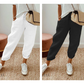 👖Casual Cotton and Linen Pants for Women – Breathable, High-Waisted & Ankle-Length Elegance🤍