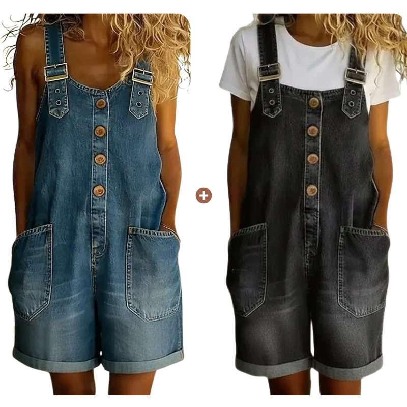 ⌛Limited-time offer-Women's Casual Denim Romper