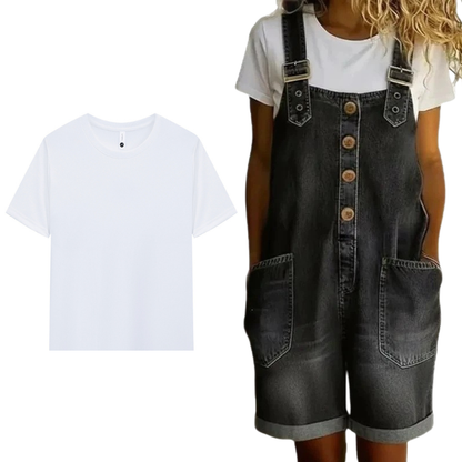 ⌛Limited-time offer-Women's Casual Denim Romper