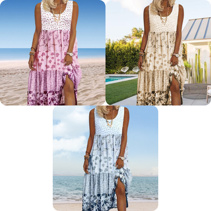 Boho Style Sleeveless Dress For Women