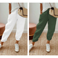 👖Casual Cotton and Linen Pants for Women – Breathable, High-Waisted & Ankle-Length Elegance🤍
