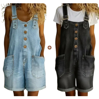 ⌛Limited-time offer-Women's Casual Denim Romper