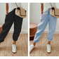 👖Casual Cotton and Linen Pants for Women – Breathable, High-Waisted & Ankle-Length Elegance🤍