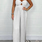 🌷Pure Color Tube Top Jumpsuit