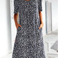 💫Hot Sale💛Casual Women Scoop Neck Floral Dress (8 Colors with Pockets)