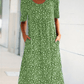 💫Hot Sale💛Casual Women Scoop Neck Floral Dress (8 Colors with Pockets)