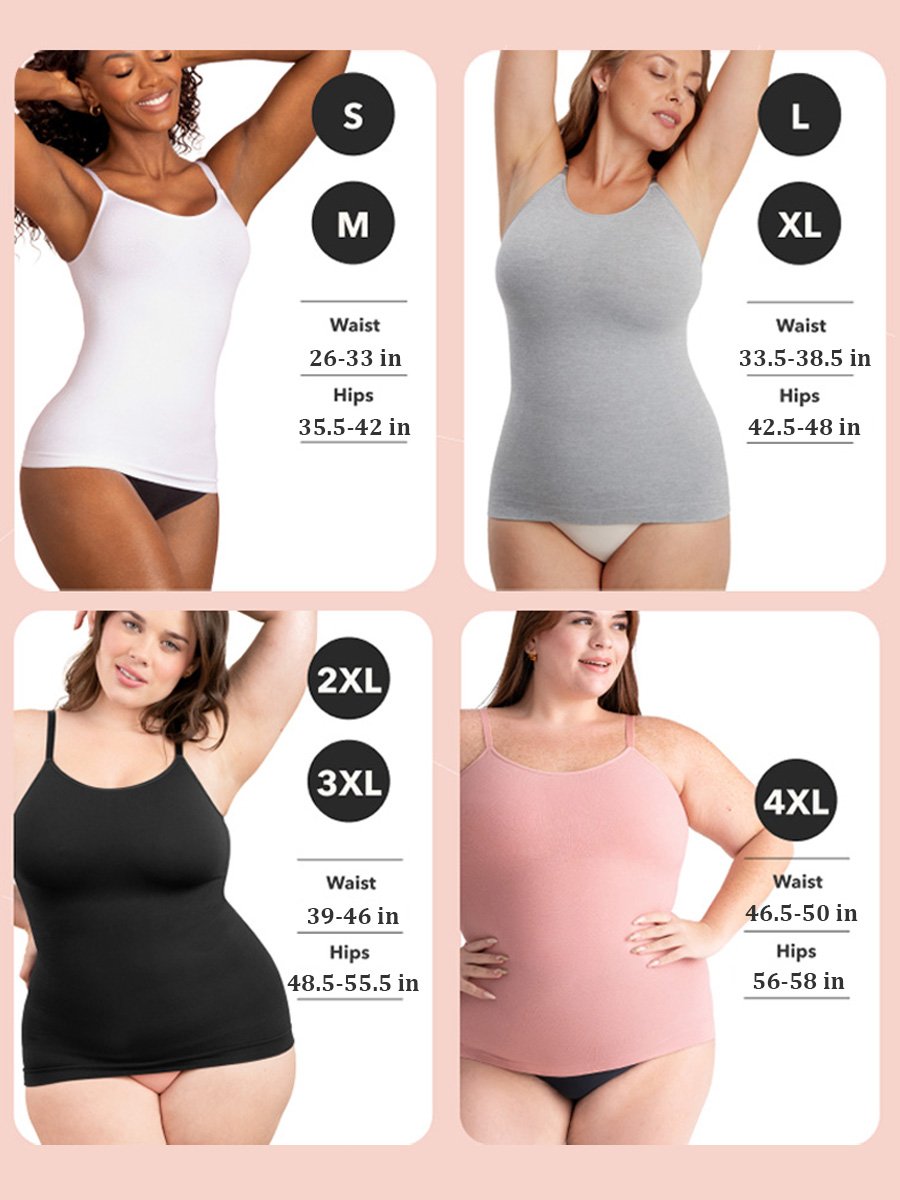 💖 Special Price £8.99🔥Last 3 Hours!!💝All Day Shaping Comfort Stretch Camisolei3
