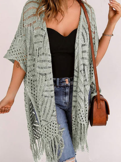 🌊SUMMER HOT SALE 50% OFF 💖Women's Open-Front Knit Cover-Up