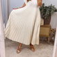 ⏳Limited-time 50% off⏰Sleeveless Pleated Simple Solid Color Dress👗