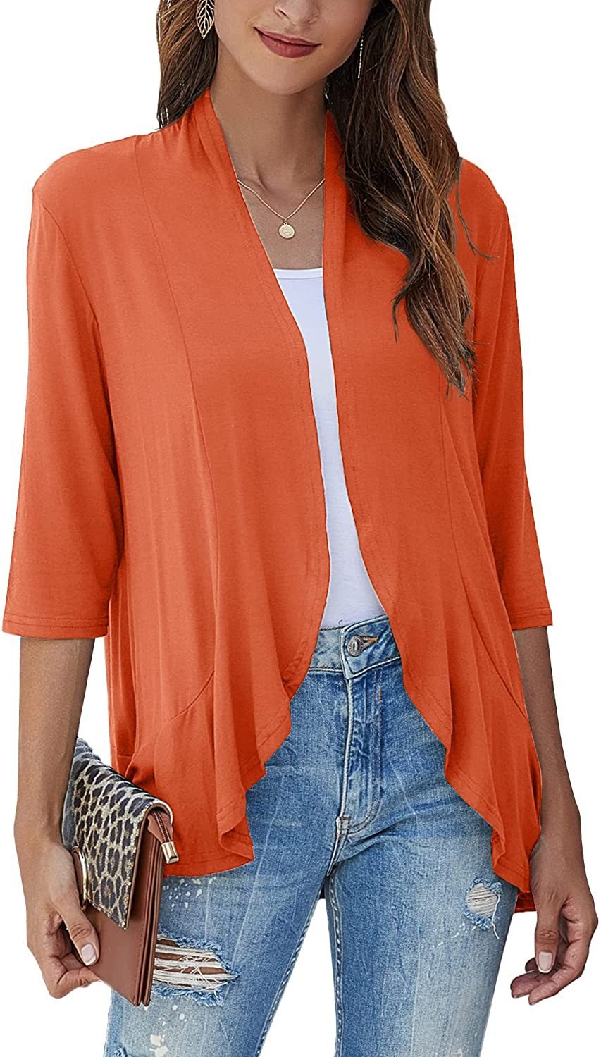 🔥Hot Sale 50% OFF🌸Women's Casual Lightweight Open Front Cardigans👚