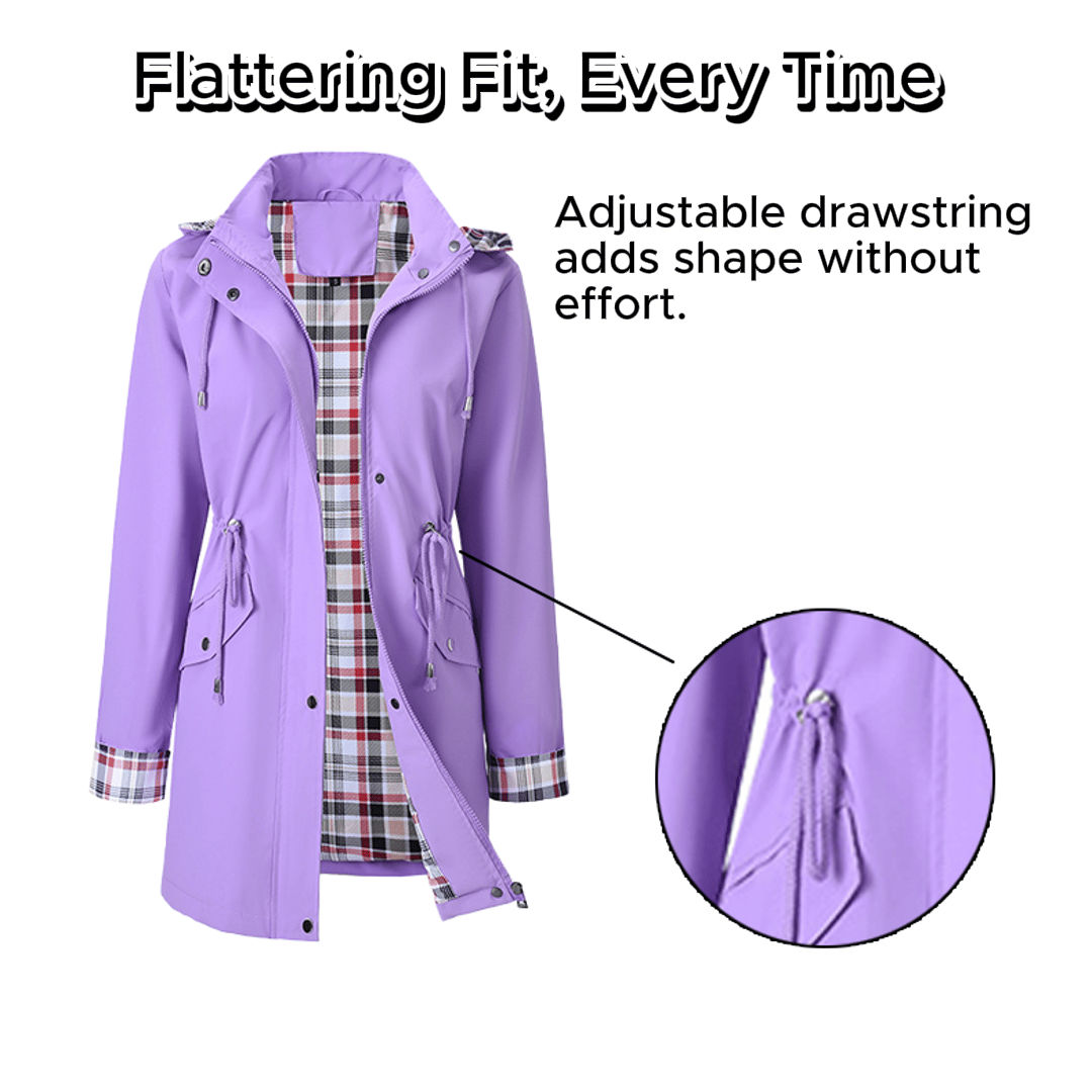 🍂Autumn Hot Sale 50%💗🧥Ultimate Plaid Waterproof Jacket for Women🍃BUY2 GET FREE SHIPPING