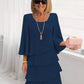 💃LAST DAY SAEL 60% OFF!!✨Women's Tiered Ruffle Dress with Flared Sleeves