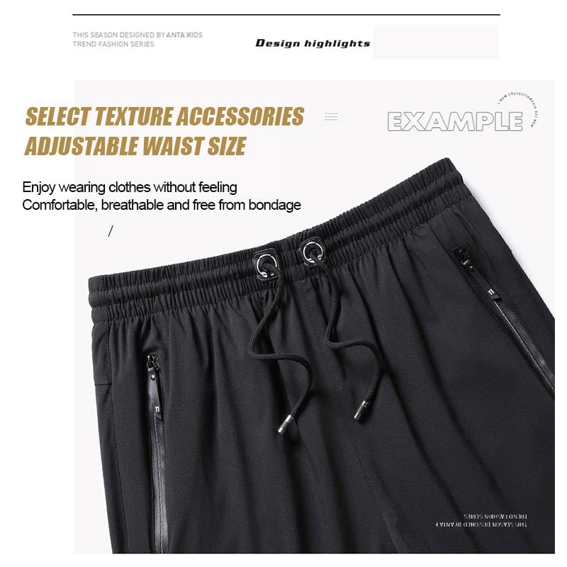 ⏰🔥2026 HOT SALE 49% OFF! 🩳 Men’s Plus Size Ice Silk Stretch Shorts – Cool, Breathable & Perfect for Summer ✨