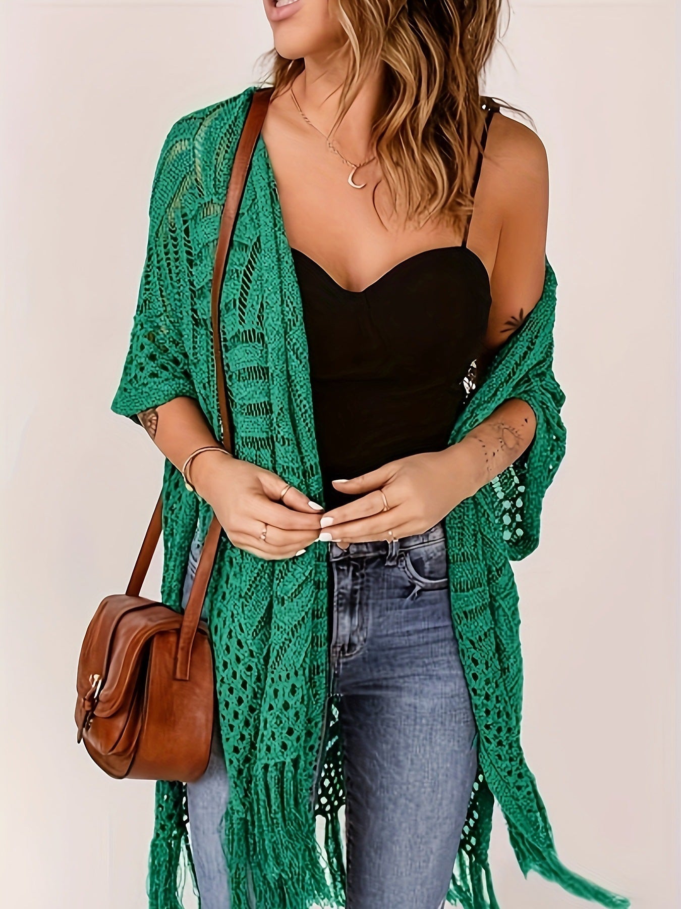 🌊SUMMER HOT SALE 50% OFF 💖Women's Open-Front Knit Cover-Up