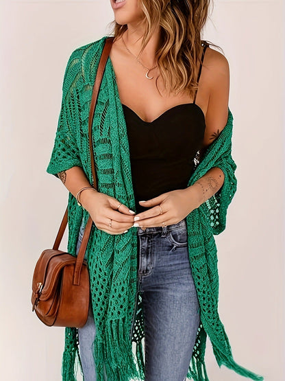 🌊SUMMER HOT SALE 50% OFF 💖Women's Open-Front Knit Cover-Up
