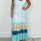 🔥Summer Sale 49% OFF💝Women Summer Tie Dye Maxi Dress Sleeveless Beach Sundress🌙 Free Moon & Star Necklace for today’s first 30 orders! 🎁