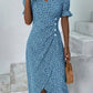 🌷49% OFF🍃Women's floral v-neck printed dress