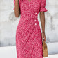 🌷49% OFF🍃Women's floral v-neck printed dress
