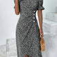 🌷49% OFF🍃Women's floral v-neck printed dress