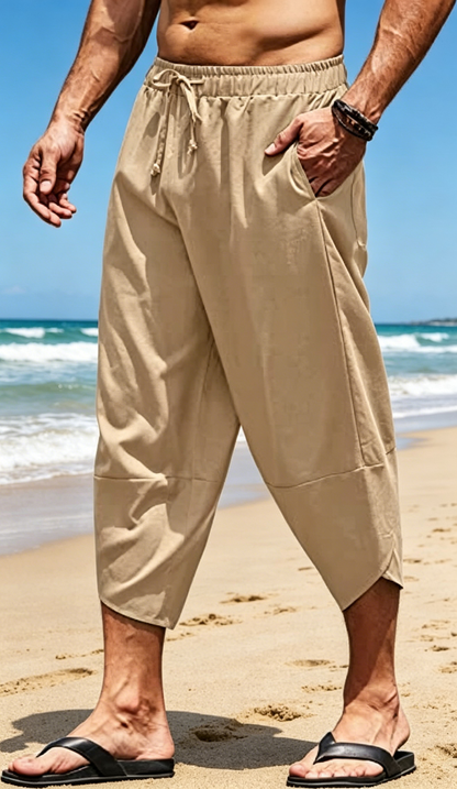 Men's Casual Harem Capri Pants