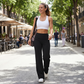 🎁2026 New Arrivals 50% OFF💥50K+ SOLD💕Women's Plain Loose Straight Leg Pants