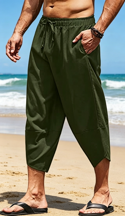 Men's Casual Harem Capri Pants