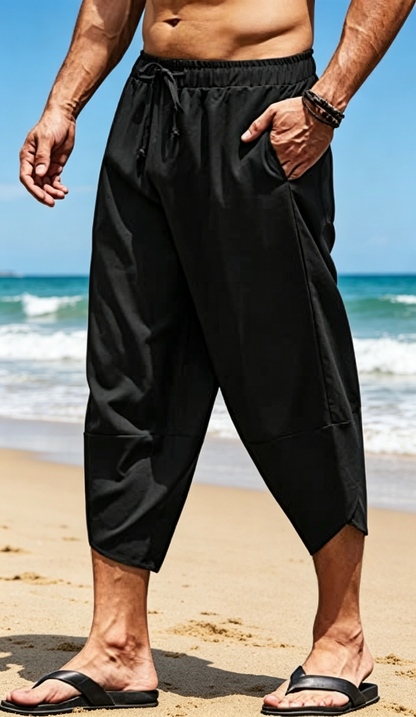 Men's Casual Harem Capri Pants