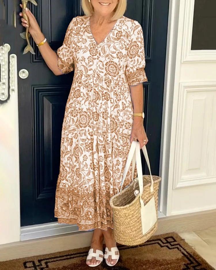 New Style-49% OFF💝🔥V-neck cozy Bohemian Latest Style Dress