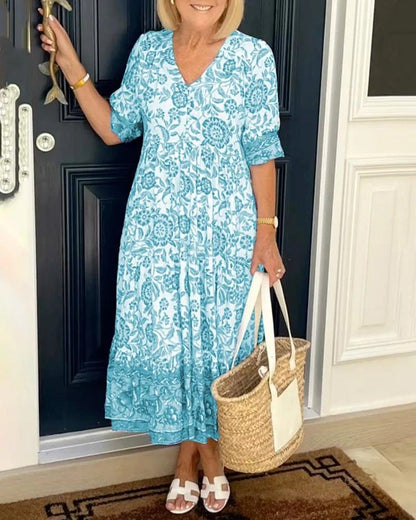 New Style-49% OFF💝🔥V-neck cozy Bohemian Latest Style Dress