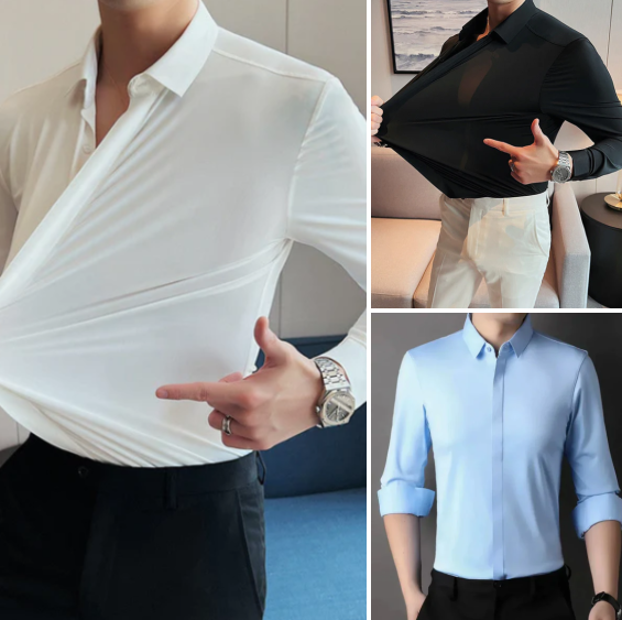 🎉2026 New Products Hot Sale✨Men's Wrinkle-Free Button-Down Shirt