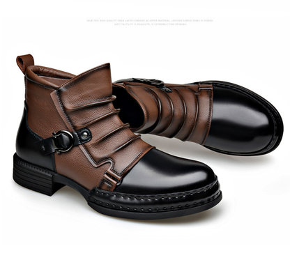 Men's Genuine Leather Ankle Boots