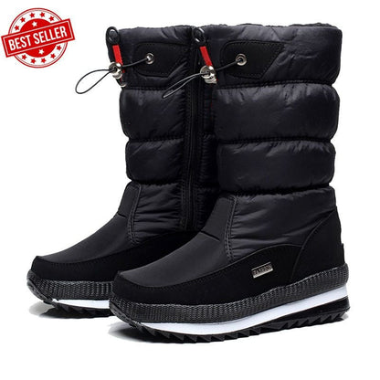 🔥🔥Women's premium waterproof, non-slip faux fur snow boots【FREE SHIPPING】