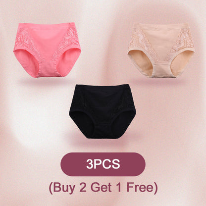 Plus Size High Waist Leak Proof Cotton Panties🌸Buy 5 Get 5 Free🌸
