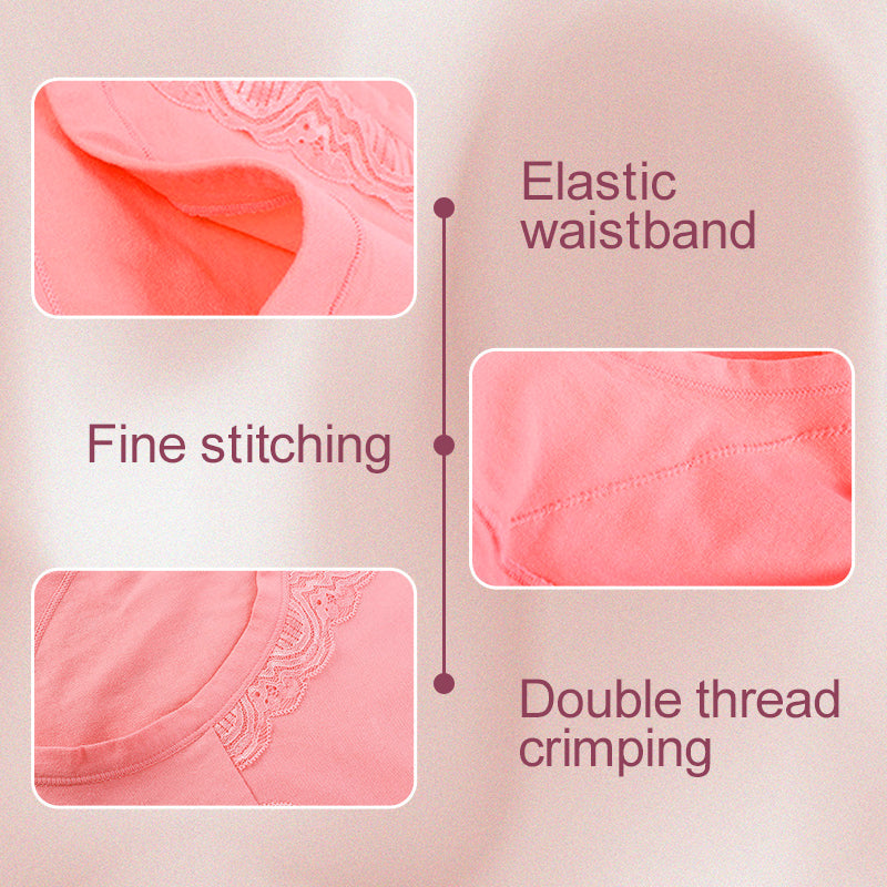 Plus Size High Waist Leak Proof Cotton Panties🌸Buy 5 Get 5 Free🌸