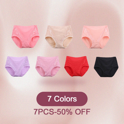 Plus Size High Waist Leak Proof Cotton Panties🌸Buy 5 Get 5 Free🌸