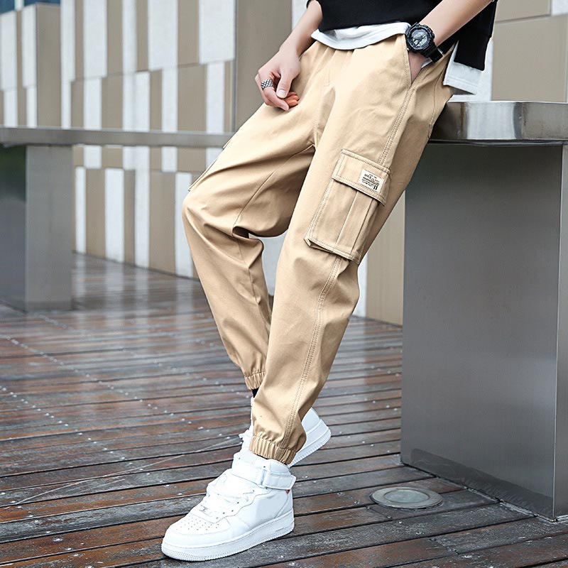 Men's Solid Color Casual Jogger Pants（50% OFF）