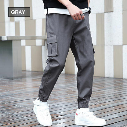 Men's Solid Color Casual Jogger Pants（50% OFF）