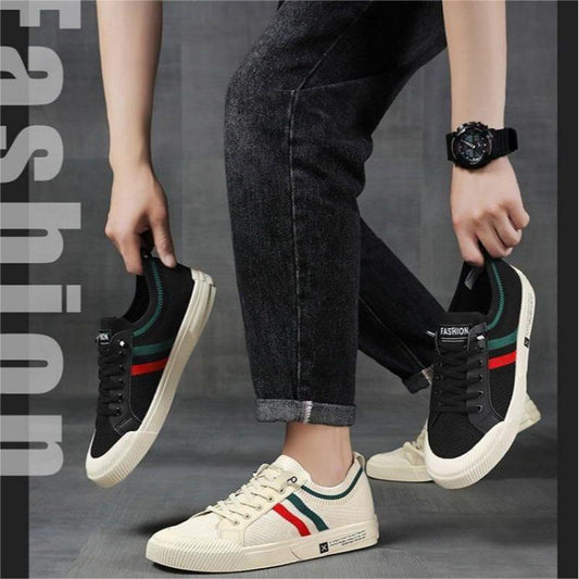 Breathable Mesh Lace-Free Casual Shoes for Men