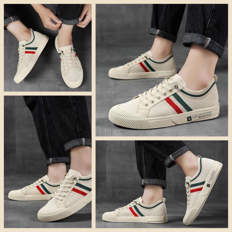 Breathable Mesh Lace-Free Casual Shoes for Men
