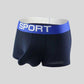 Men's Soft Breathable Support Wide Belt Pouch Boxer Brief