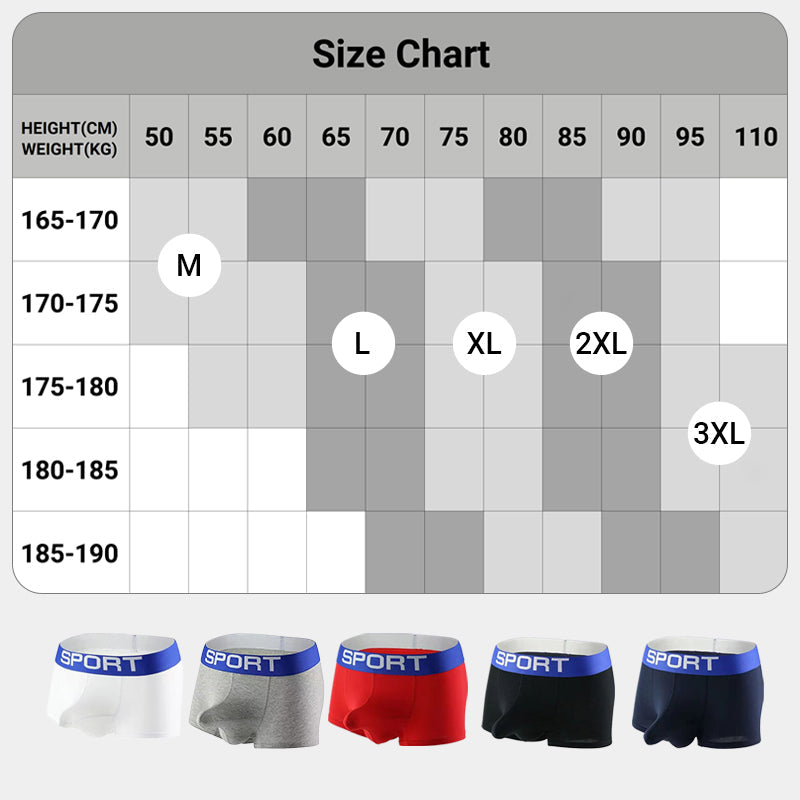 Men's Soft Breathable Support Wide Belt Pouch Boxer Brief