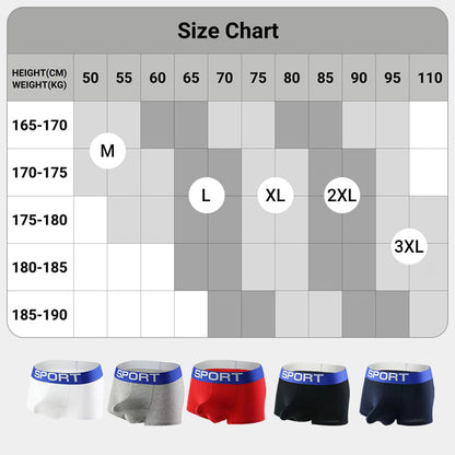 Men's Soft Breathable Support Wide Belt Pouch Boxer Brief