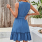 Simple & Sweet V-Neck Sleeveless Dress