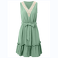 Simple & Sweet V-Neck Sleeveless Dress
