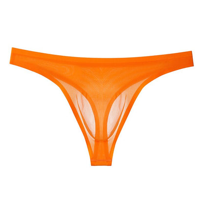 Men's Ultra-Thin Ice Silk Sexy Transparent Thong【Buy 3 Get 2 Free】