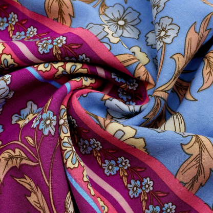 Elegant Bohemian Style V-Neck Patchwork Dress