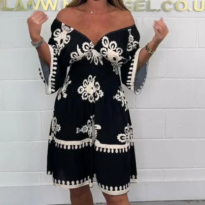 ⏰Limited Sale 50% OFF🔥👗Women's printed dress