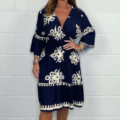 ⏰Limited Sale 50% OFF🔥👗Women's printed dress