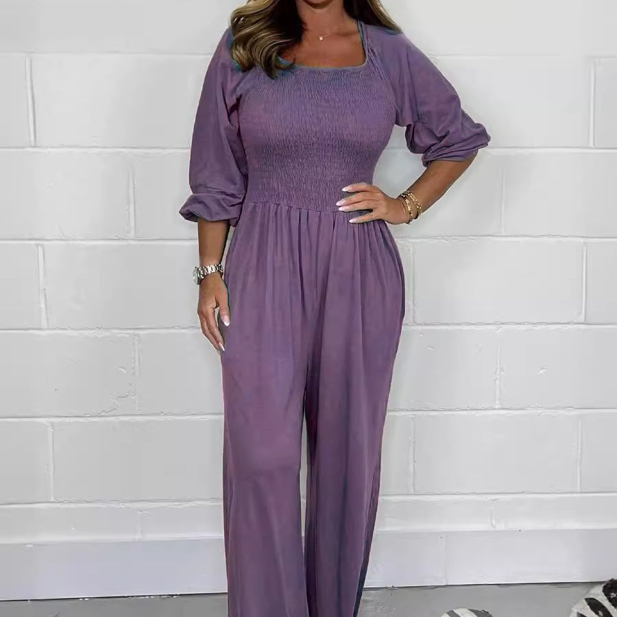 Women's Summer Elastic Waist Jumpsuit🥰Mother’s Day Promotion-49% off
